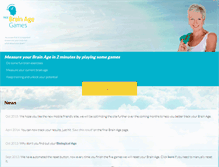 Tablet Screenshot of freebrainagegames.com